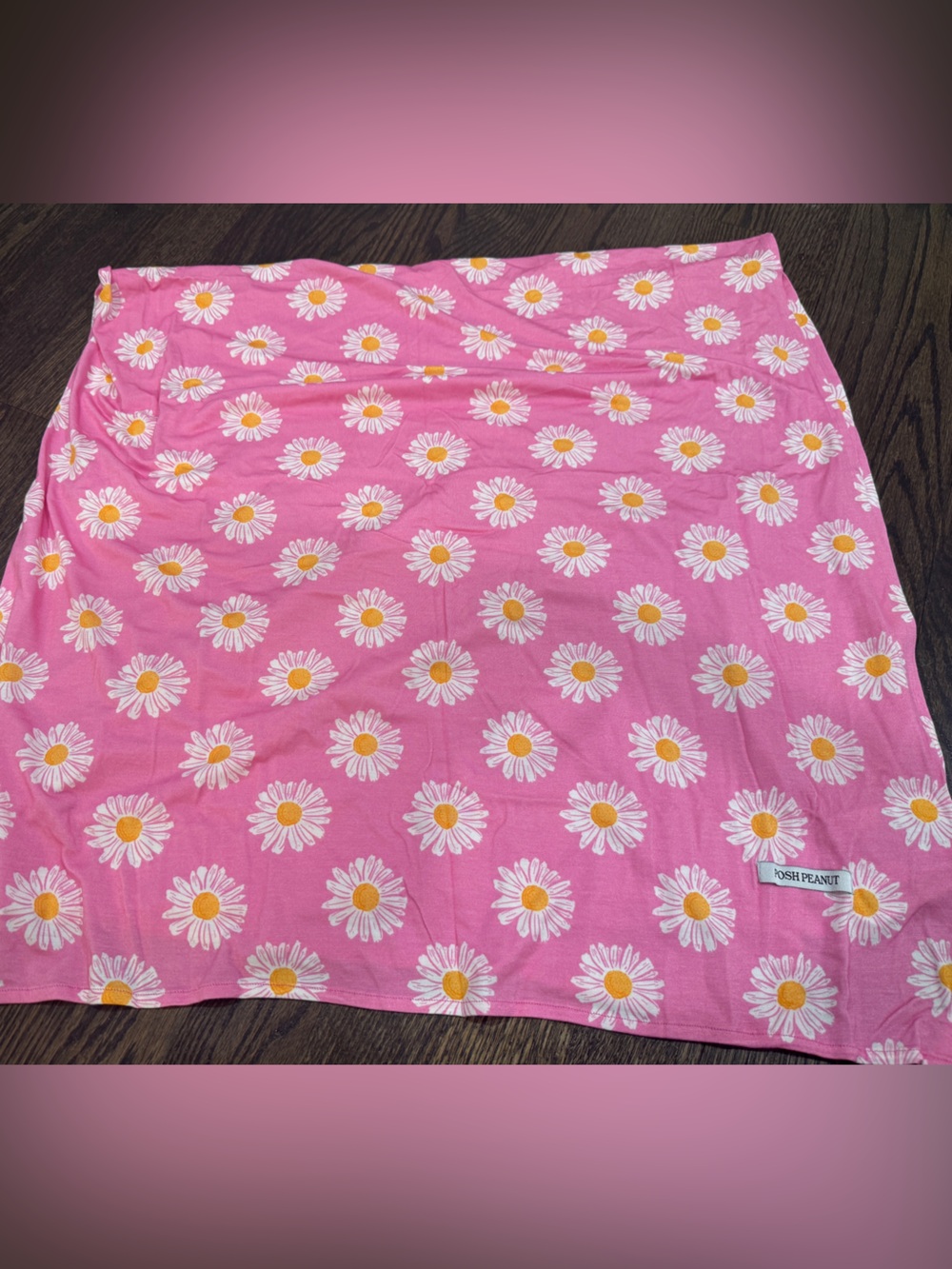 NEW Posh Peanut Swaddle Pink Daisy Blanket - Picture 4 of 5